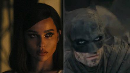 Zoë Kravitz und Robert Pattinson verwandeln sich zu Catwoman und Batman. (stk/spot)