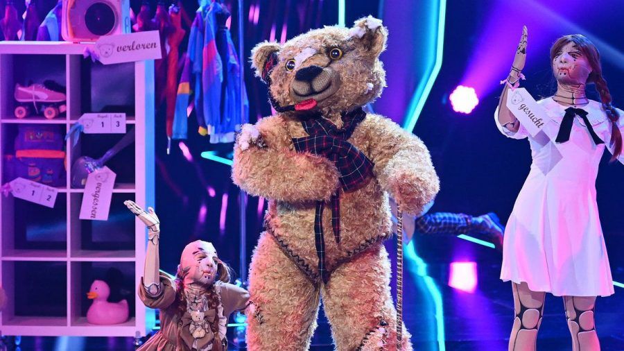 Der Teddy kann nach überstandener Corona-Infektion wieder bei "The Masked Singer" auftreten. (wue/spot)