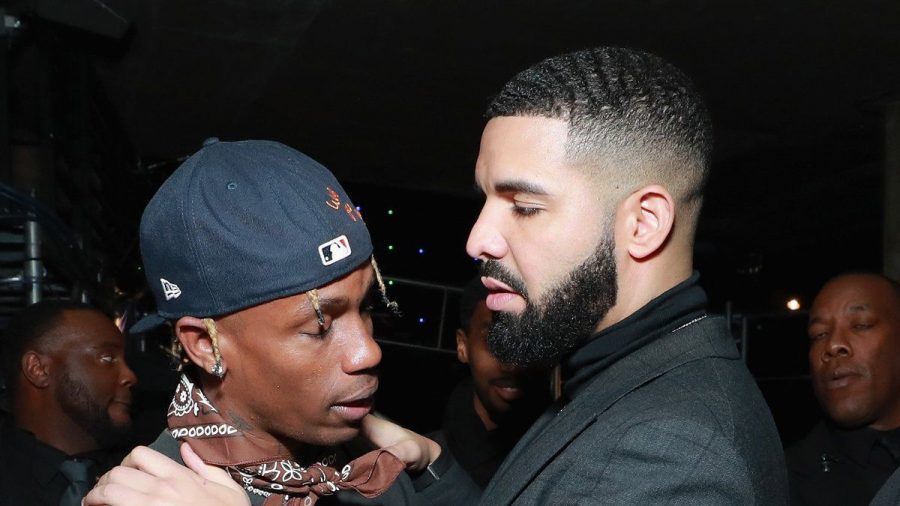 Travis Scott (l.) und Drake standen gemeinsam auf der Bühne beim Astroworld-Festival in Houston. (dr/spot)