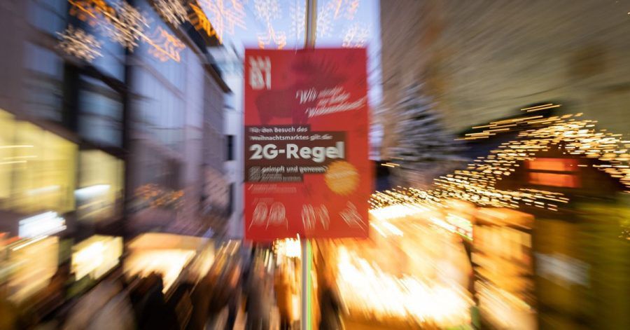 Für den Weihnachtsmarkt in Bielefeld gilt eine 2G-Pflicht.