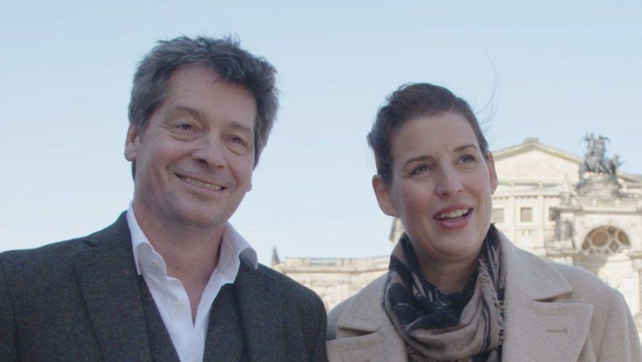 Elena Uhlig und Fritz Karl beim SKL Millionen-Event in Dresden (spot)