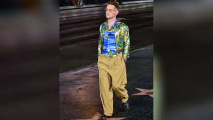 Macaulay Culkin als Model auf dem berühmten Hollywood Boulevard. (wag/spot)