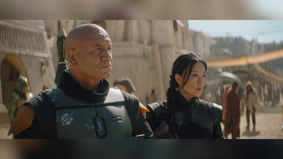 Boba Fett (Temuera Morrison, li.) und Fennec Shand (Ming-Na Wen). (smi/spot)