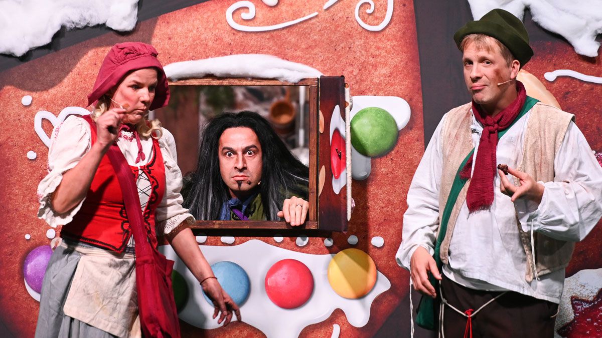 Oliver Pocher und Mirja Boes als Hänsel und Gretel