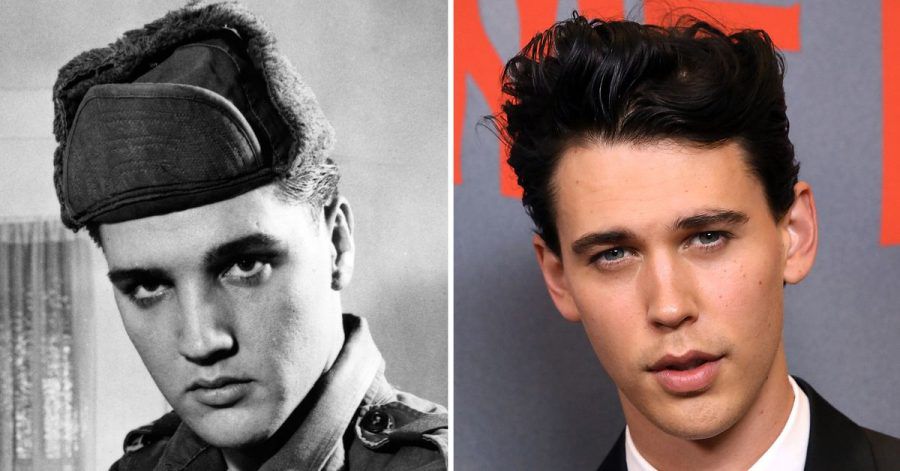 Schauspieler Austin Butler (r.) wird Elvis Presley verkörpern.