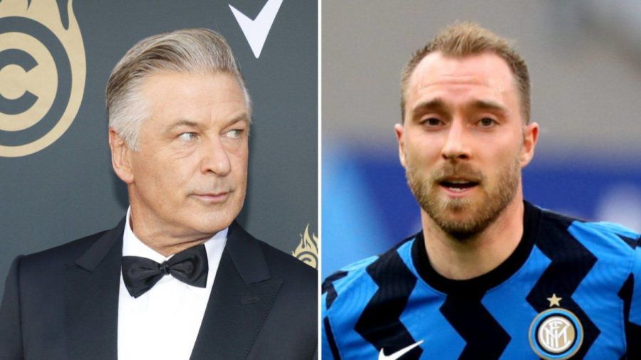 Nach Alec Baldwin (l.) und Christian Eriksen wurde 2021 besonders häufig gesucht. (wue/spot)