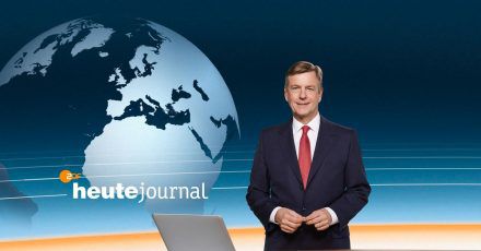 Claus Kleber im Studio vom ZDF-«heute-journals».
