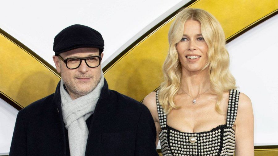 Claudia Schiffer und Matthew Vaughn bei der Filmpremiere am Montag in London. (ili/spot)