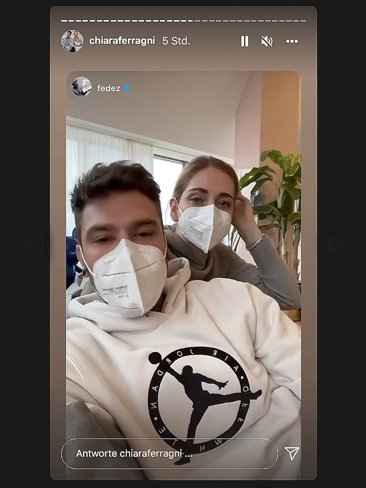 Italiens Mega-Promipaar Chiara Ferragni und Fedez positiv getestet
