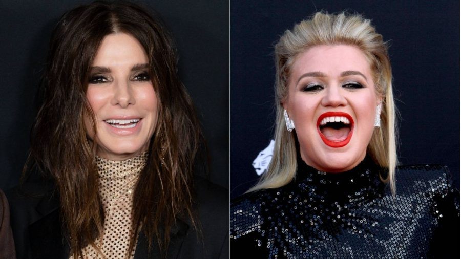 Sandra Bullock und Kelly Clarkson: Lachanfall vor laufender Kamera