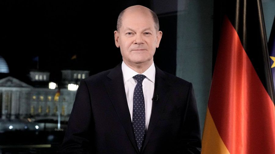 Olaf Scholz hält seine erste Neujahrsansprache als Bundeskanzler. (wue/spot)