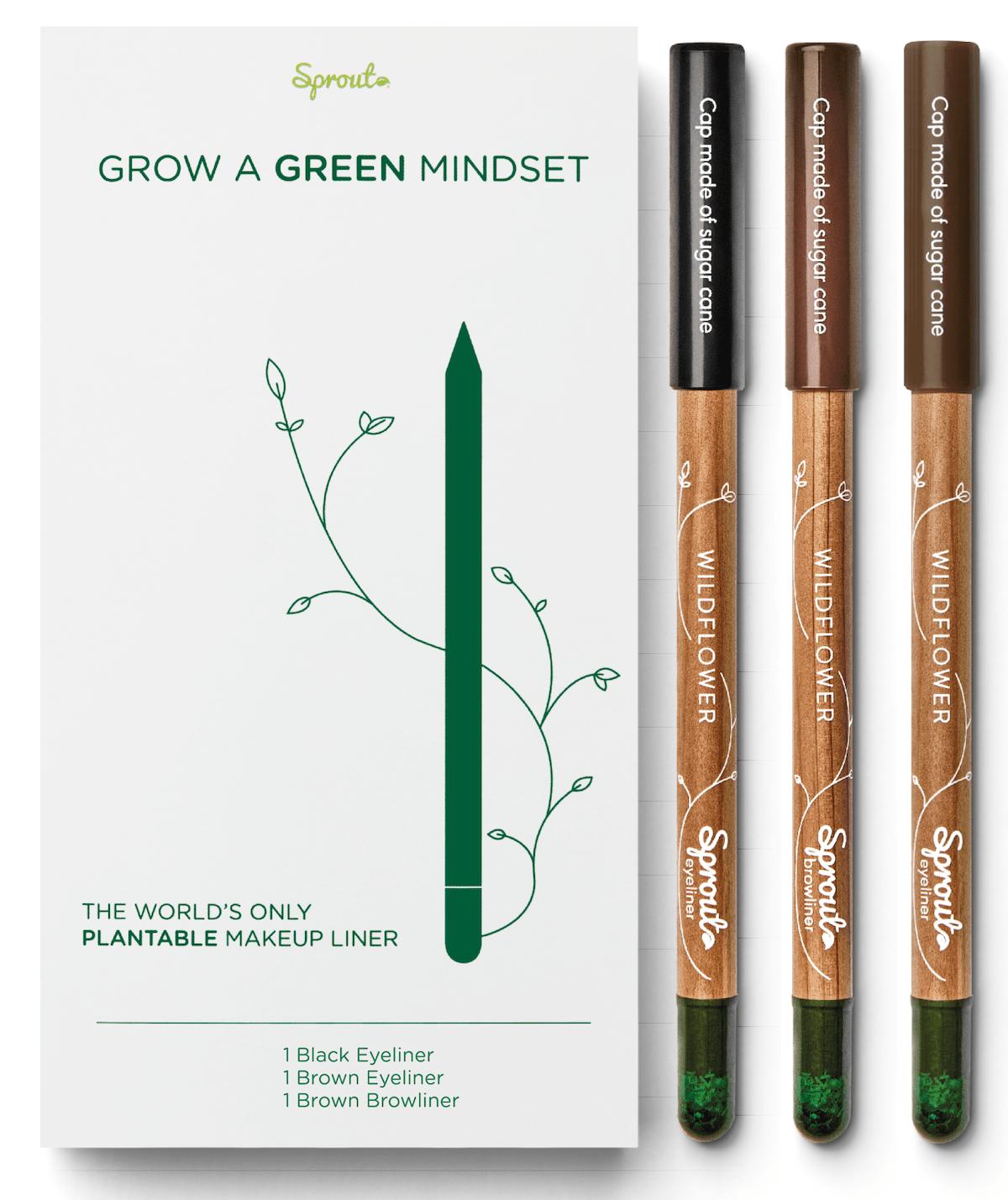 Verlosung: Nachhaltige Eyeliner- und Eyebrowpencil-Sets von Sprout World
