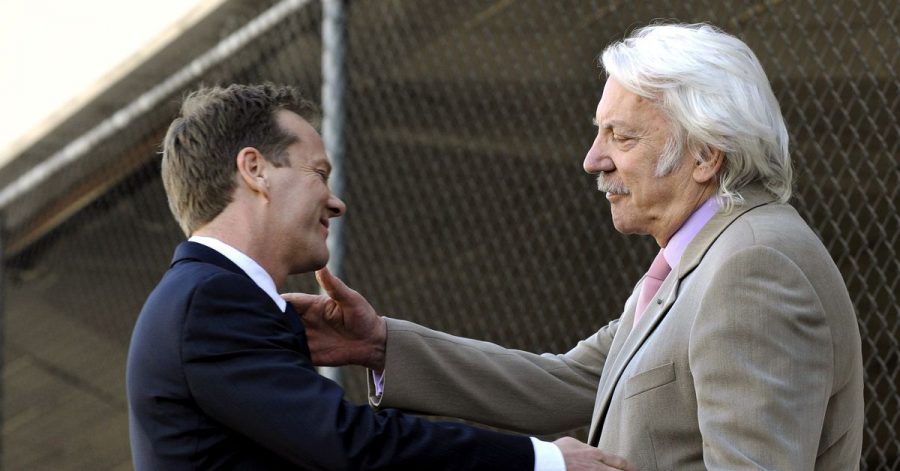 Schauspieler Kiefer Sutherland mit seinem Vater Donald Sutherland in Hollywood. (Archivbild)