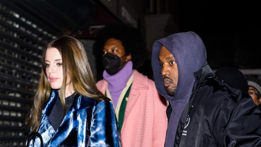 Kanye West und Julia Fox Anfang Januar 2022 in New York. (ncz/spot)