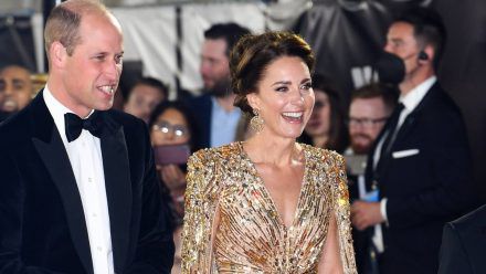 Prinz William und Herzogin Kate in glamourösen Looks bei der Premiere von "Keine Zeit zu sterben". (eee/spot)