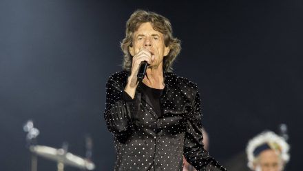 Mick Jagger auf dem ebenfalls verewigten Konzert in Düsseldorf im Jahr 2017. (dr/spot)