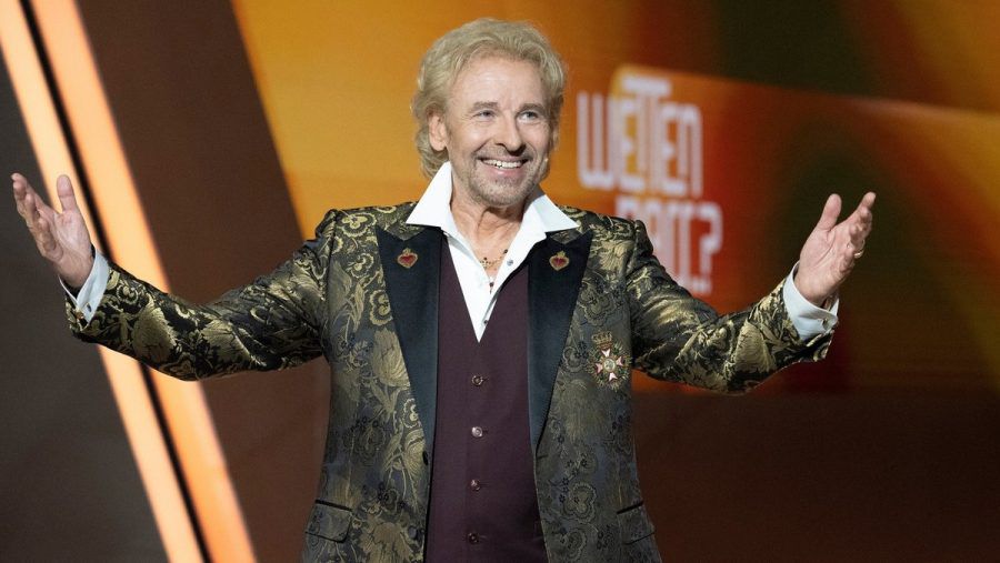 Thomas Gottschalk beim "Wetten, dass..?"-Comeback im November 2021. (ili/spot)