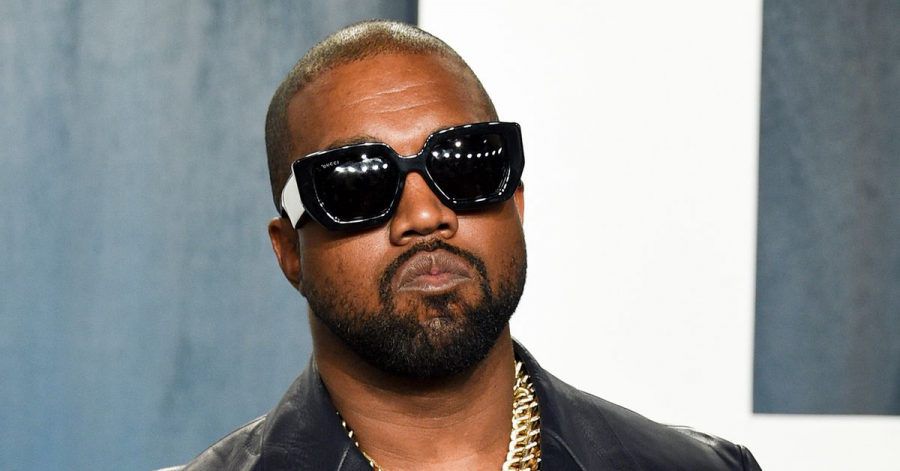 US-Rapper Kanye West bei der Vanity Fair Oscar Party 2020.