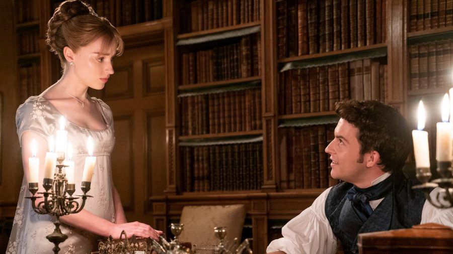 Daphne (Phoebe Dynevor) und ihr Bruder Anthony Bridgerton (Jonathan Bailey). (eee/spot)