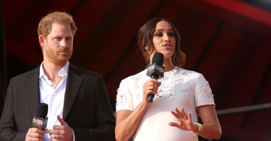 Prinz Harry und Herzogin Meghan beim Global Citizen Live-Konzert 2021 im Central Park.