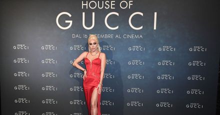 Lady Gaga stellt «House of Gucci» in Mailand vor.