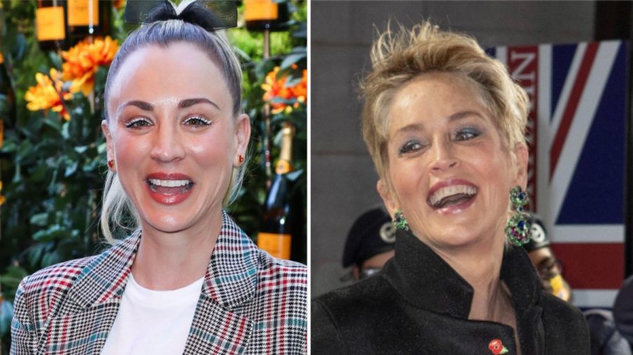 Perfekt gecastet: Sharon Stone (re.) wird Kaley Cuocos Mutter spielen. (stk/spot)