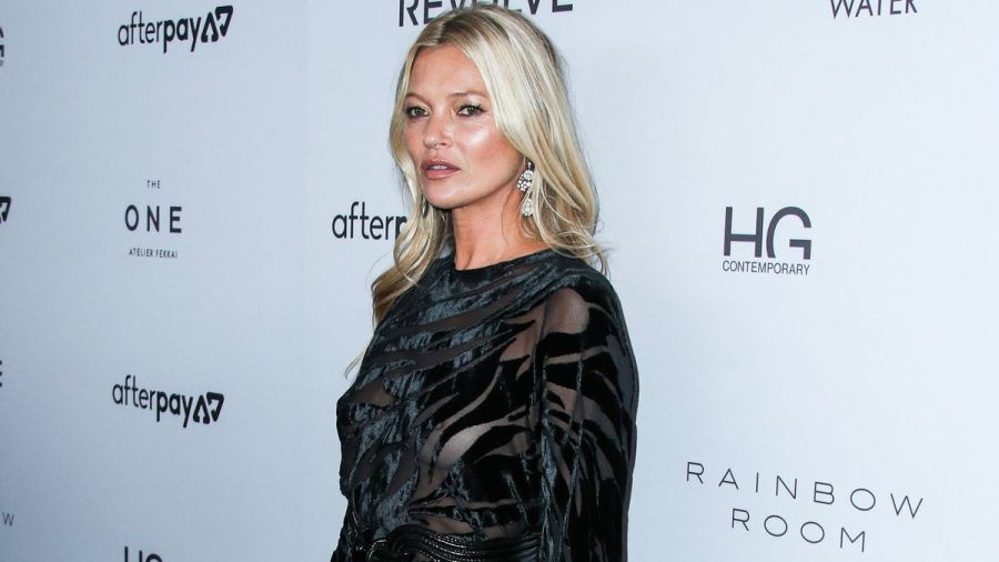 Kate Moss bei einem Auftritt in New York. (hub/spot)