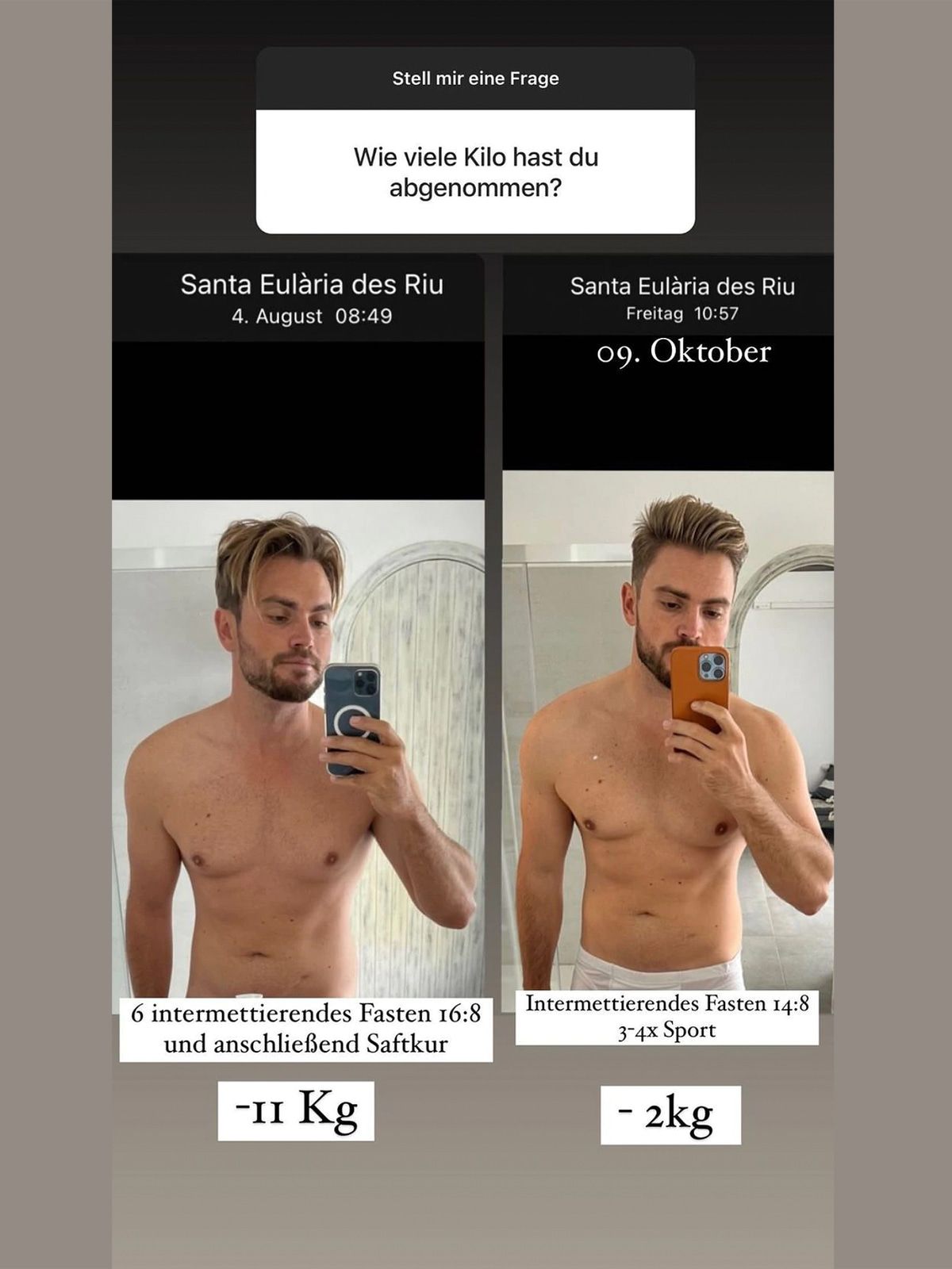 Johannes Haller verrät sein Abnehm-Geheimnis