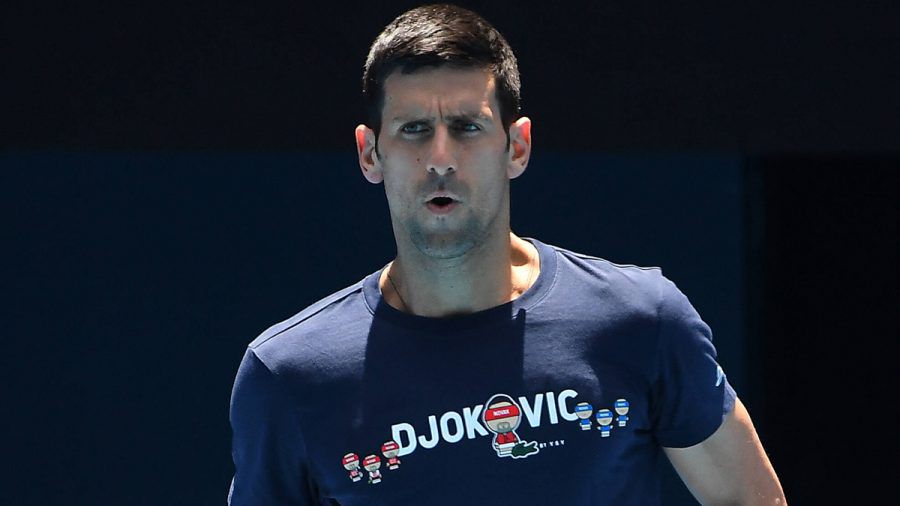 Tennisstar Novak Djokovic sitzt wieder in Abschiebegewahrsam