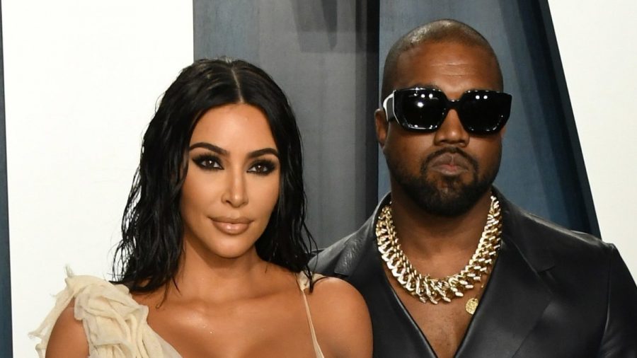 Kanye West mit Kim Kardashian im Jahr 2020. (wue/spot)