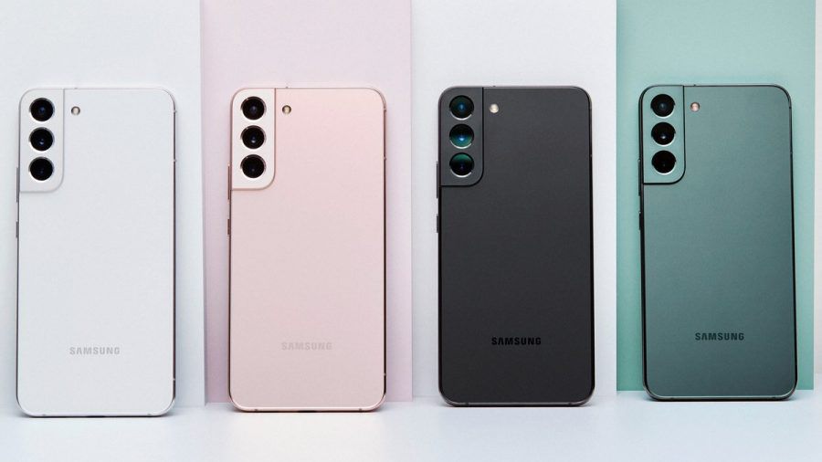 Samsungs neue Galaxy-S22-Reihe ist in mehreren Farben zu erhalten. Dem S22 Ultra sind eigene Farben vorbehalten. (elm/spot)