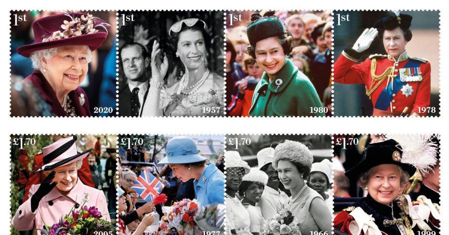 Die Royal Mail feiert die Königin mit acht Briefmarken.