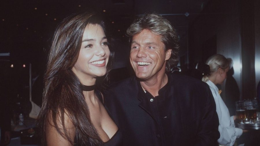 Verona Feldbusch mit Dieter Bohlen in der Disco.