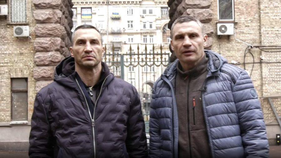 Vitali und Wladimir Klitschko Kiew Appell