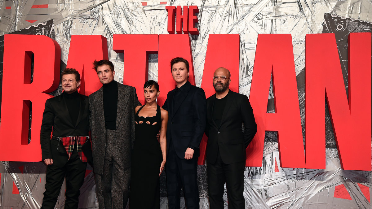 Zoë Kravitz Robert Pattinson The Batman Premiere