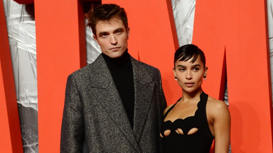 Zoë Kravitz Robert Pattinson The Batman Premiere