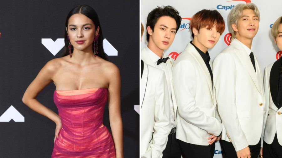 Olivia Rodrigo (li.) und BTS geben dieses Jahr ihre Hits bei den Grammys zum Besten. (eee/spot)