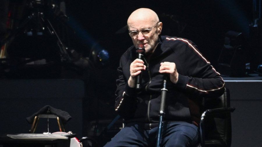Phil Collins von Genesis während eines Auftritts in Hannover vor wenigen Wochen. (wue/spot)