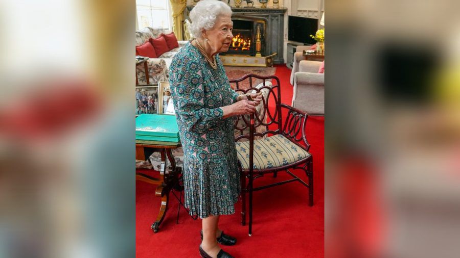 Die Queen im Februar 2022 auf Schloss Windsor. (hub/spot)