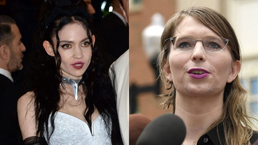 Grimes und Chelsea Manning