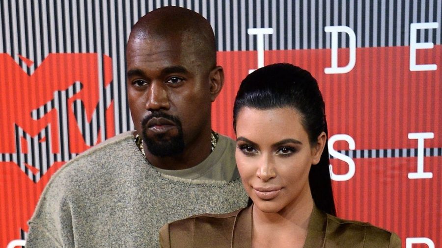 Kanye West und Kim Kardashian auf dem roten Teppich