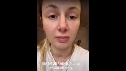 TikTok Star aus der Ukraine wird zur Kriegsreporterin