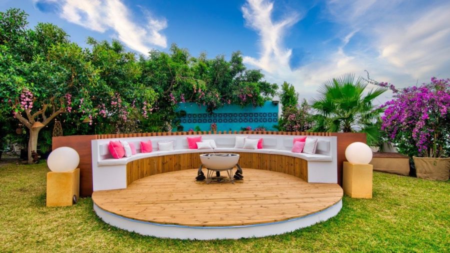 Love Island Villa mit Feuerstelle