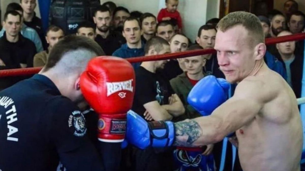 Maksym Kagal im Boxring