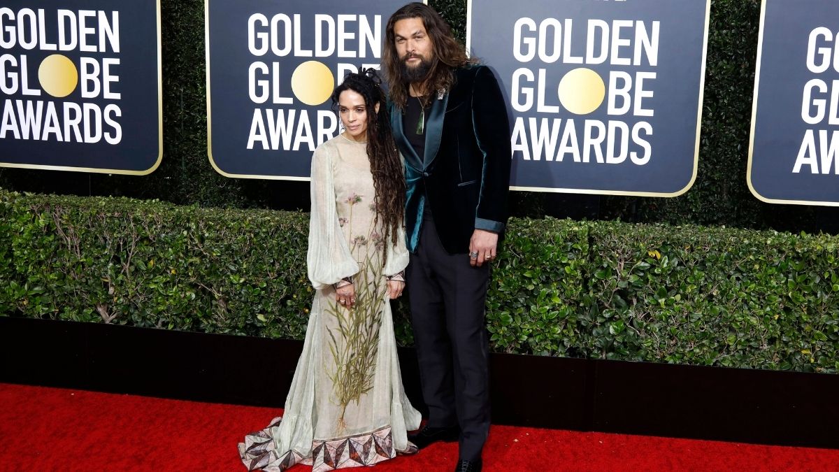 Lisa Bonet and Jason Momoa at Golden Globes