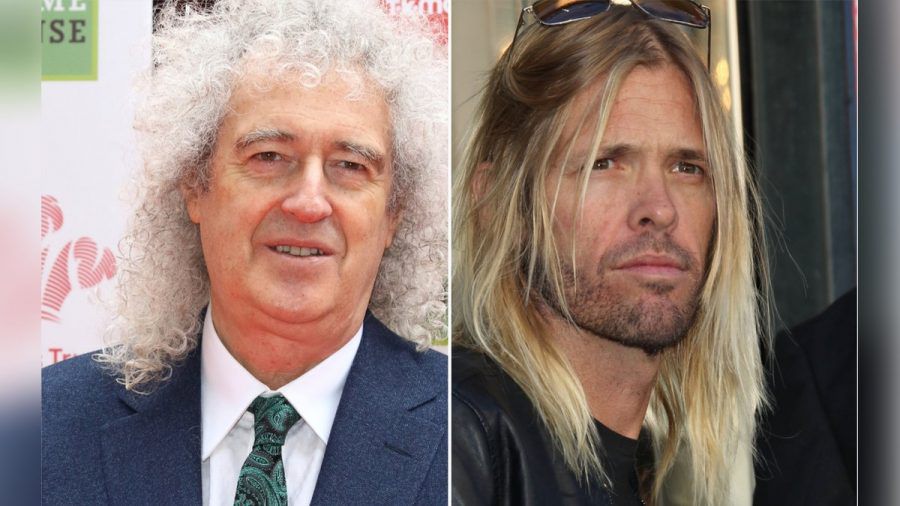 Brian May (li.) hatte eine enge Bindung zu Taylor Hawkins. (jom/spot)