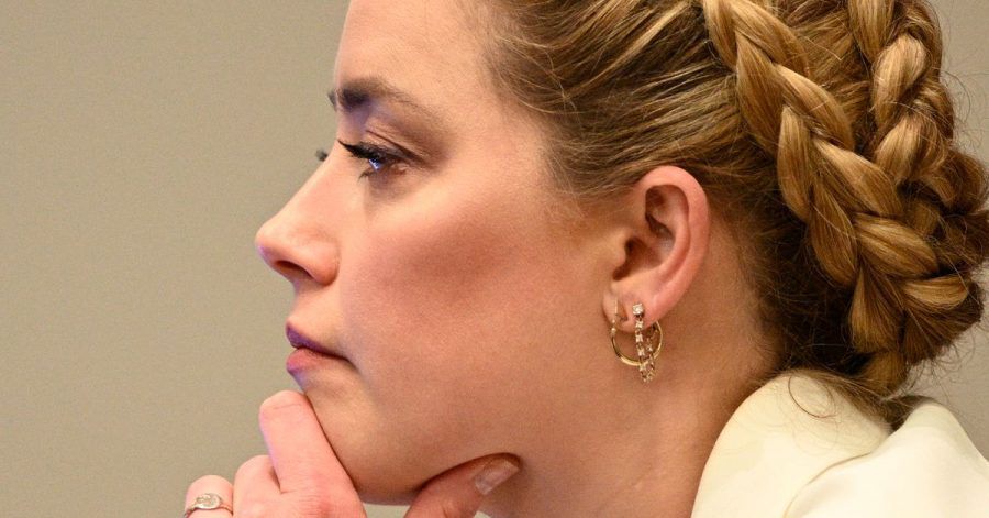 Amber Heard im Gerichtssaal.
