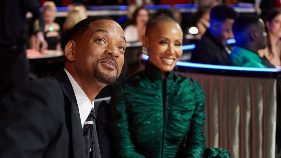 Will Smith mit Gattin Jada Pinkett Smith bei der fatalen Oscar-Verleihung. (smi/spot)