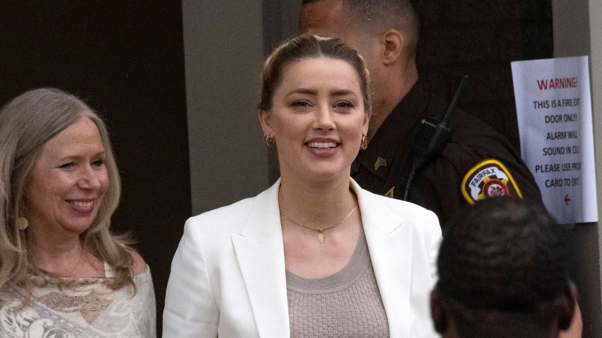 Amber Heard auf dem Weg zum Prozess.
