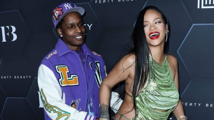 Asap Rocky und Rihanna auf dem roten Teppich